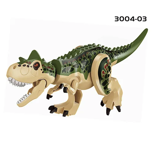 Строительные блоки Юрского периода мир 2 динозавры фигурки кирпичи тираннозавр