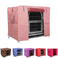 pet dog iron cage cover windproof warm cat rabbit chickens cage cover large size 1506070cm dog crate crate accessory products