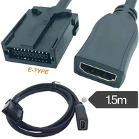 1 5 meter e type to hdmi compatiable a type extension hdmi compatiable av cable for car 1 5m