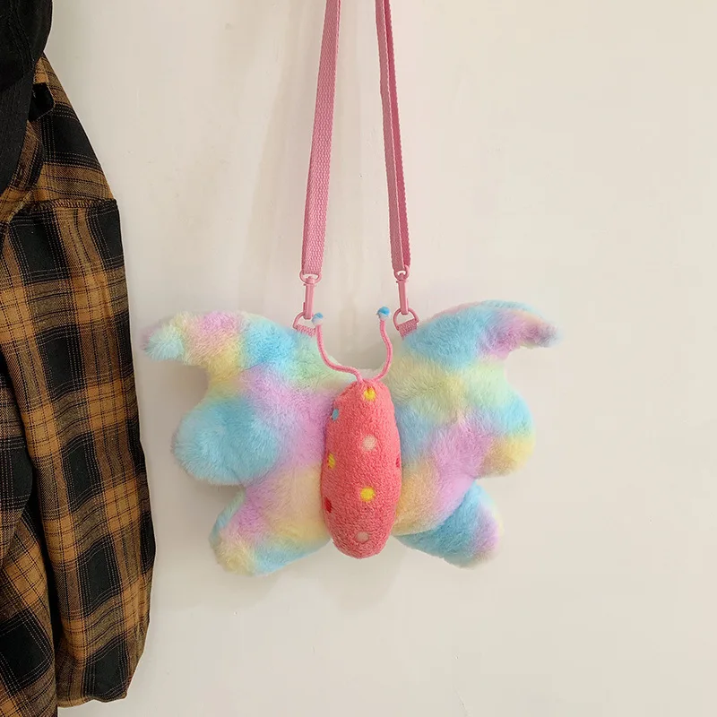 Сумки для девочек новый красивый плюшевый рюкзак сумка-мессенджер девушек