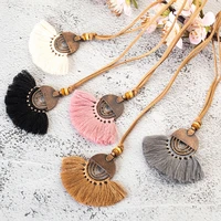 new tassel necklace 18 colors choice fringe sweater necklaces boho 80cm long necklace women gifts maxi choker statement jewelry