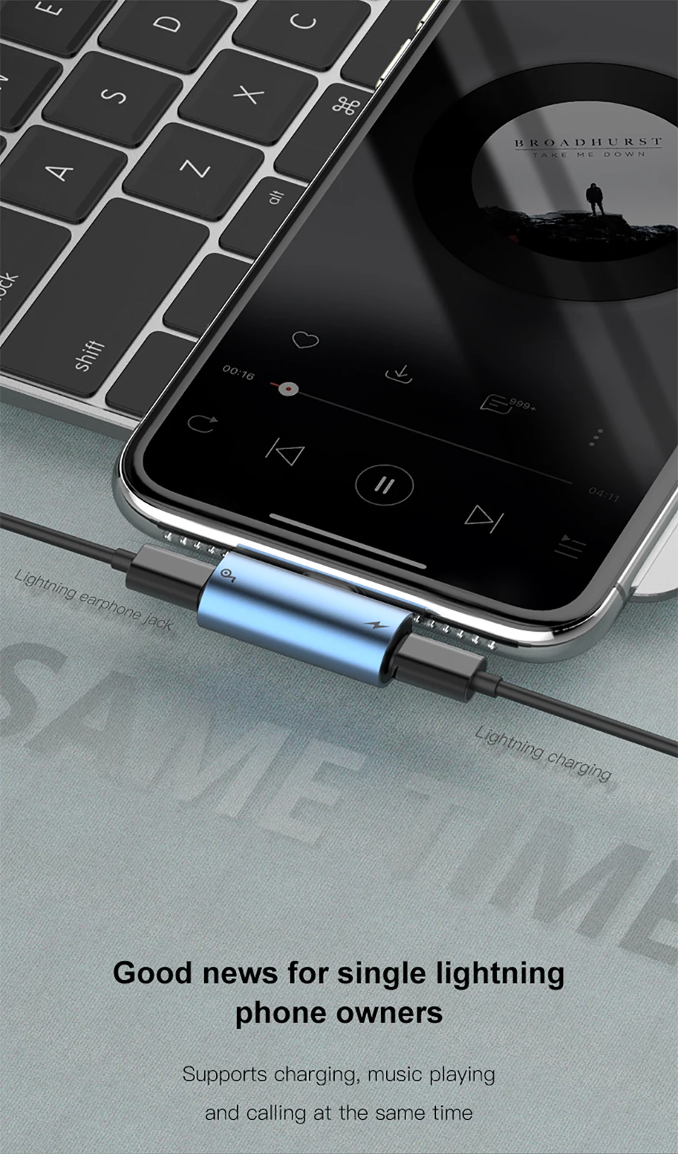 Baseus 2 в 1 для Apple Lightning до 3,5 мм разъем для наушников адаптер аудио Зарядка конвертер для iPhone xs xr 8 7 6s 5S 11 зарядное устройство