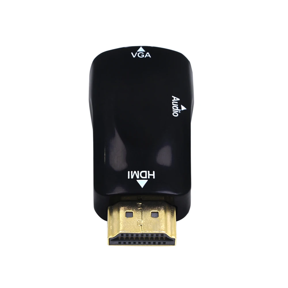 HDMI к VGA адаптер аудио кабели конвертер мужчин и женщин HD 1080P для ПК ноутбука ТВ