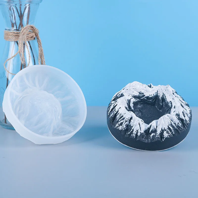 

Diy Drips Small Snow Mountain Silicone Mold Hand Mirror