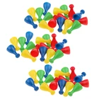 48x пластиковые шахматные фигурки, сменные фигурки, фигурки, фигурки для Лудо, настольные игры