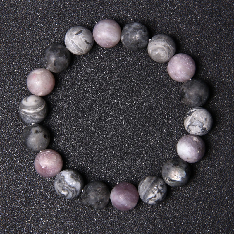 

Couples Distance Bracelet Classic Natural 10MM jaspers gem Stone bead Beaded Bracelet for Men Women lovers bracelet jewelry gift