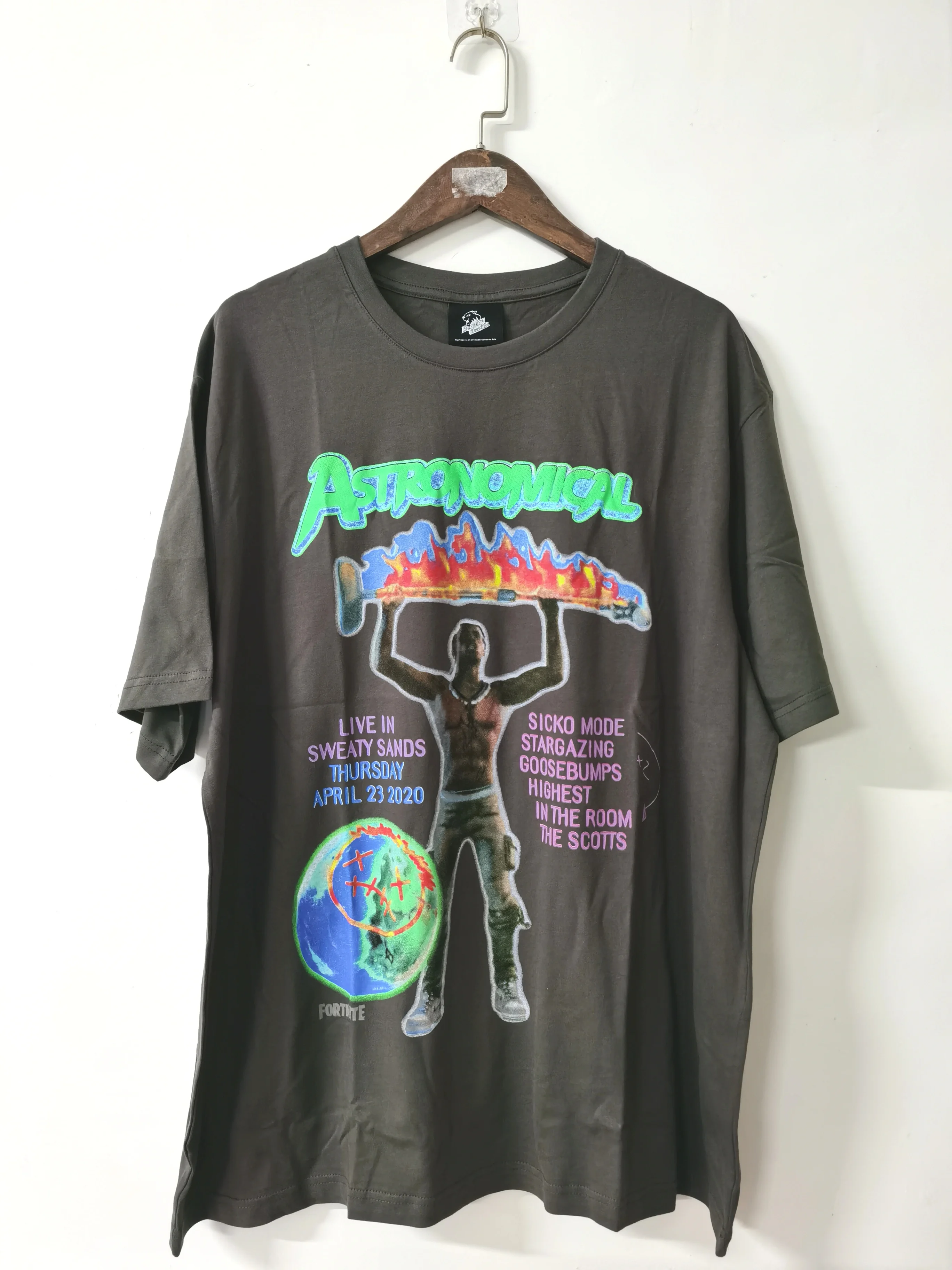 

2021ss Travis Scott Cactus Jack Sicko Event Astronomical T-Shirt Men Women Astroworld T Shirt Men Top Tees