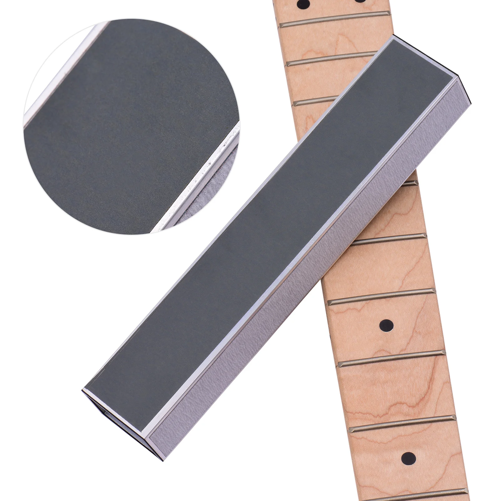 

Guitar Fret Leveling Beam Guitar Fret Leveling Bar 20CM with Replacement Sandpaper Guitar Maintenance Tool