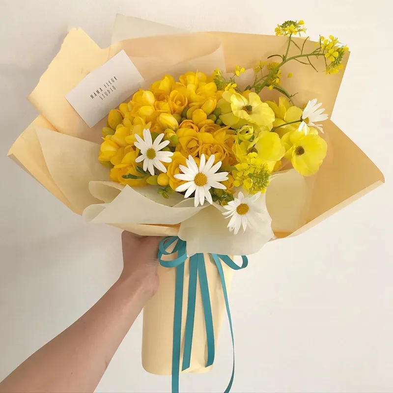 10 ярдов/рулон Цветочная упаковочная бумага|Крафт-бумага| |