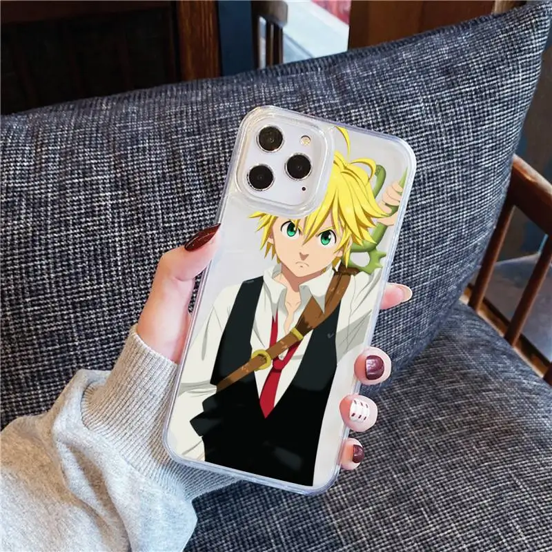 

anime seven deadly sins Phone Case For iphone 12 11 8 7 6s 6 5 5s 5c se plus mini x xs xr pro max Transparent soft
