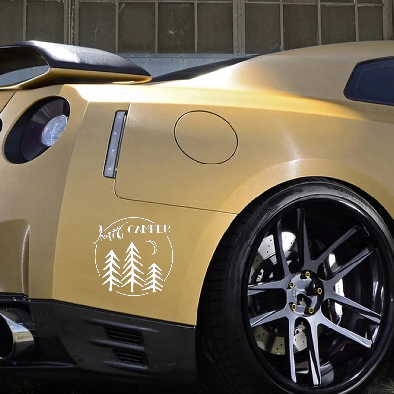 Счастливый стиль кемпинга автомобильные окна бамперы аксессуары для мотоциклов