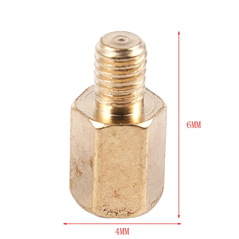 10 Pcs PC PCB Motherboard Brass Standoff Hexagonal Spacer M3 6+4mm | Электроника
