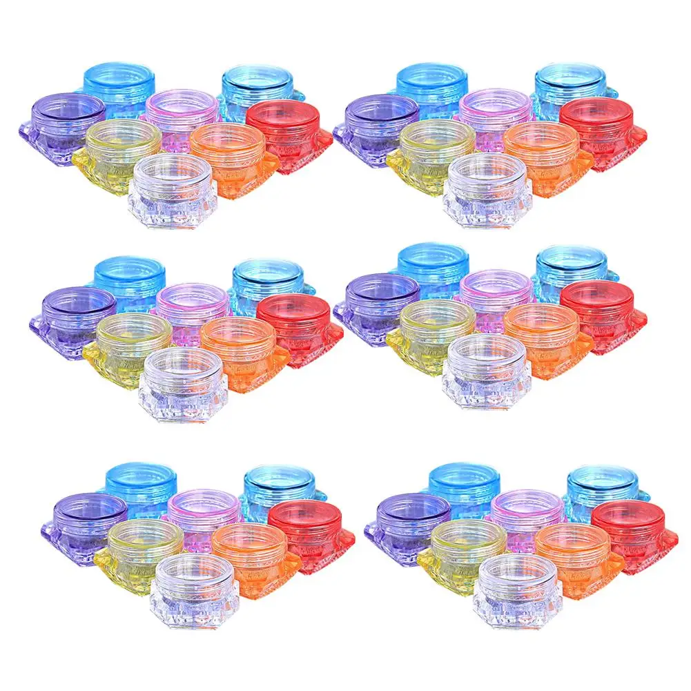 48 шт. пластиковый контейнер для хранения косметики|Многоразовые бутылки| |