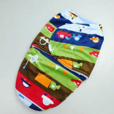 50 32cm Newborn Детский спальный мешок, зимний конверт для новорожденных, детский утепленный бархатный вязаный теплый спальный мешок, шерстяной спальный мешок для коляски - Цвет: 50 32cm Newborn