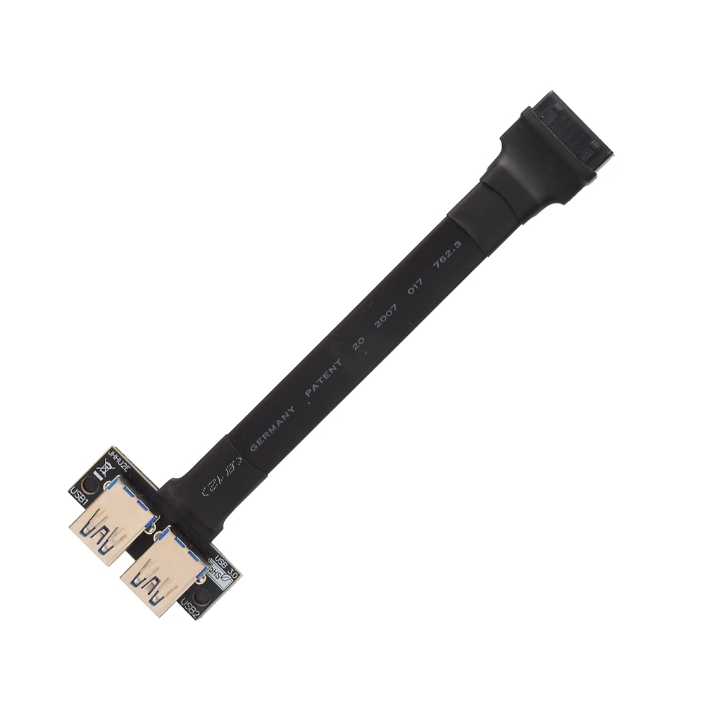 Новый переходник USB3.0/3 1 IDC 19/20P на TypeA внутренний разъем с двумя портами USB3.0 20P