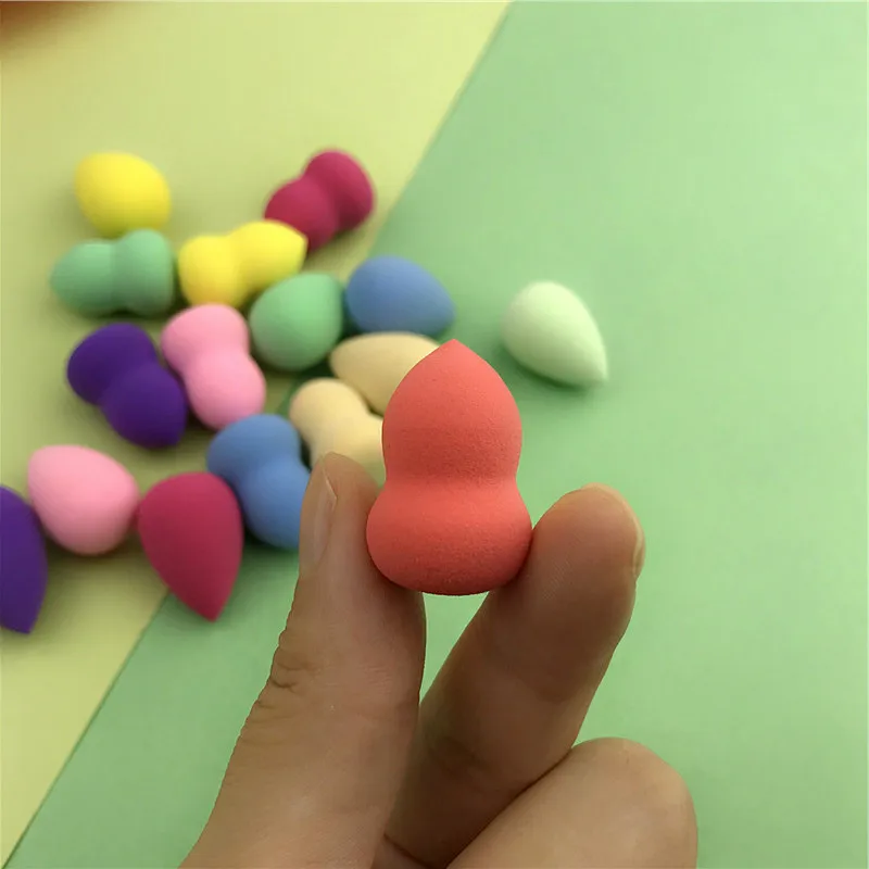 10 шт./партия мини губка для макияжа в форме капли воды| |