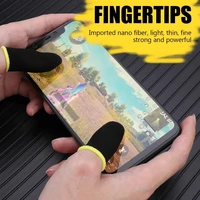 gaming finger sleeve game controller sweatproof gloves breathable fingertips for mobile games touch screen finger cots cover
