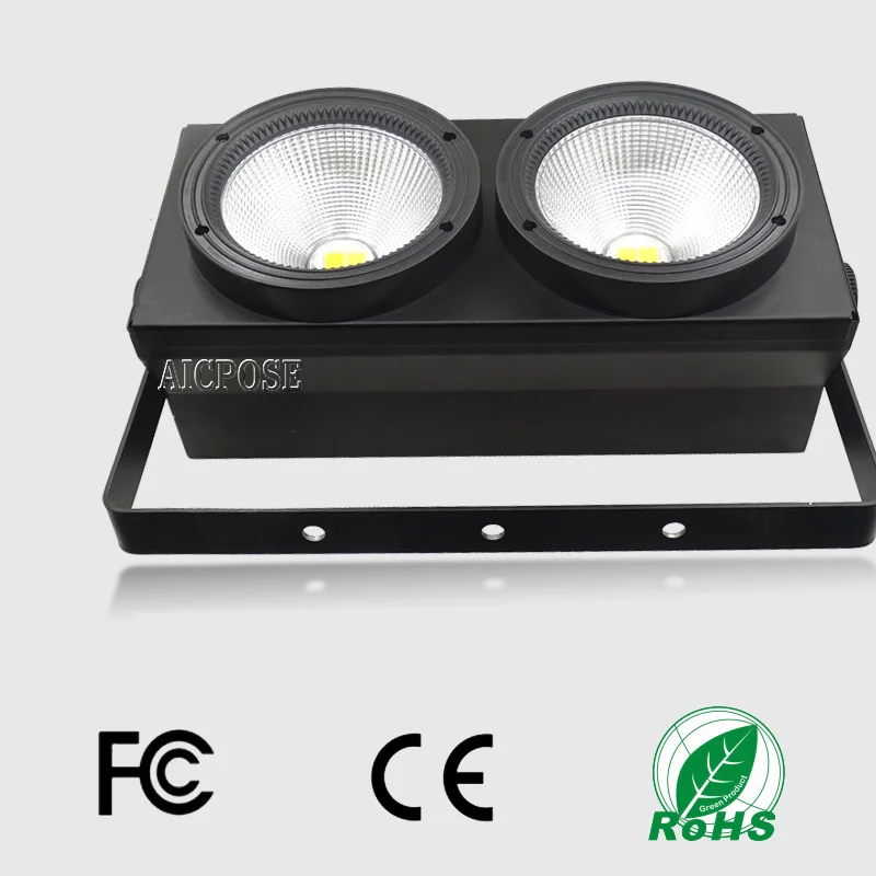 2 глаза 2x100 Вт LED COB DMX сценический эффект поворосветильник свет холодный и теплый