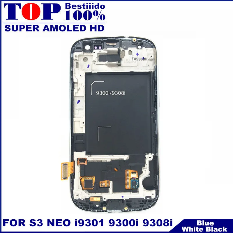 Для samsung Galaxy SIII S3 Neo i9301 i9300i i9308i i9301i ЖК дисплей сенсорный дигитайзер стеклянная