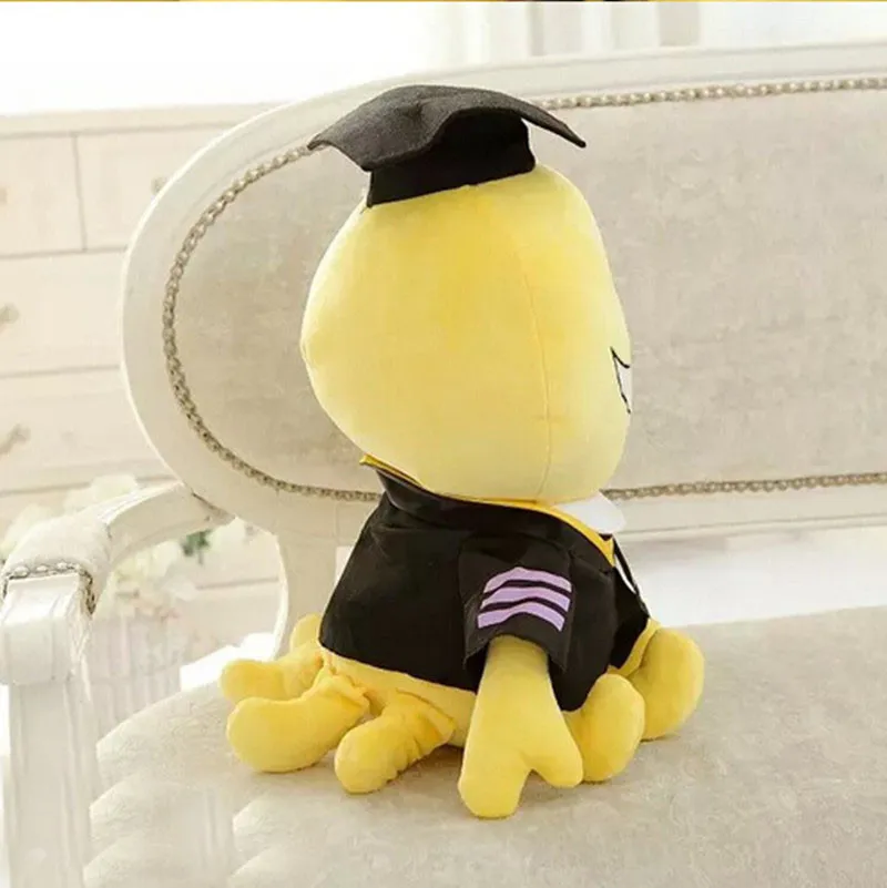 30/45cm Korosensei Plush Octopus Assassination Classroom Koro Sensei Toy Cute Animal Doll for Baby Party Gifts | Игрушки и хобби