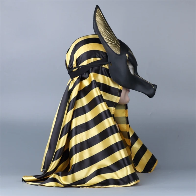 Жнец смерти Anubis маска Хэллоуин маска для взрослых Косплей Canis Spp ПВХ маска Хэллоуин Вечерние Маски пародия косплей реквизит