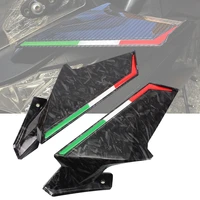 motorcycle accessories winglets wind wing spoileror kit carbon for ducati hypermotard 796 821 1100 939 950 sp evo hyperstrada