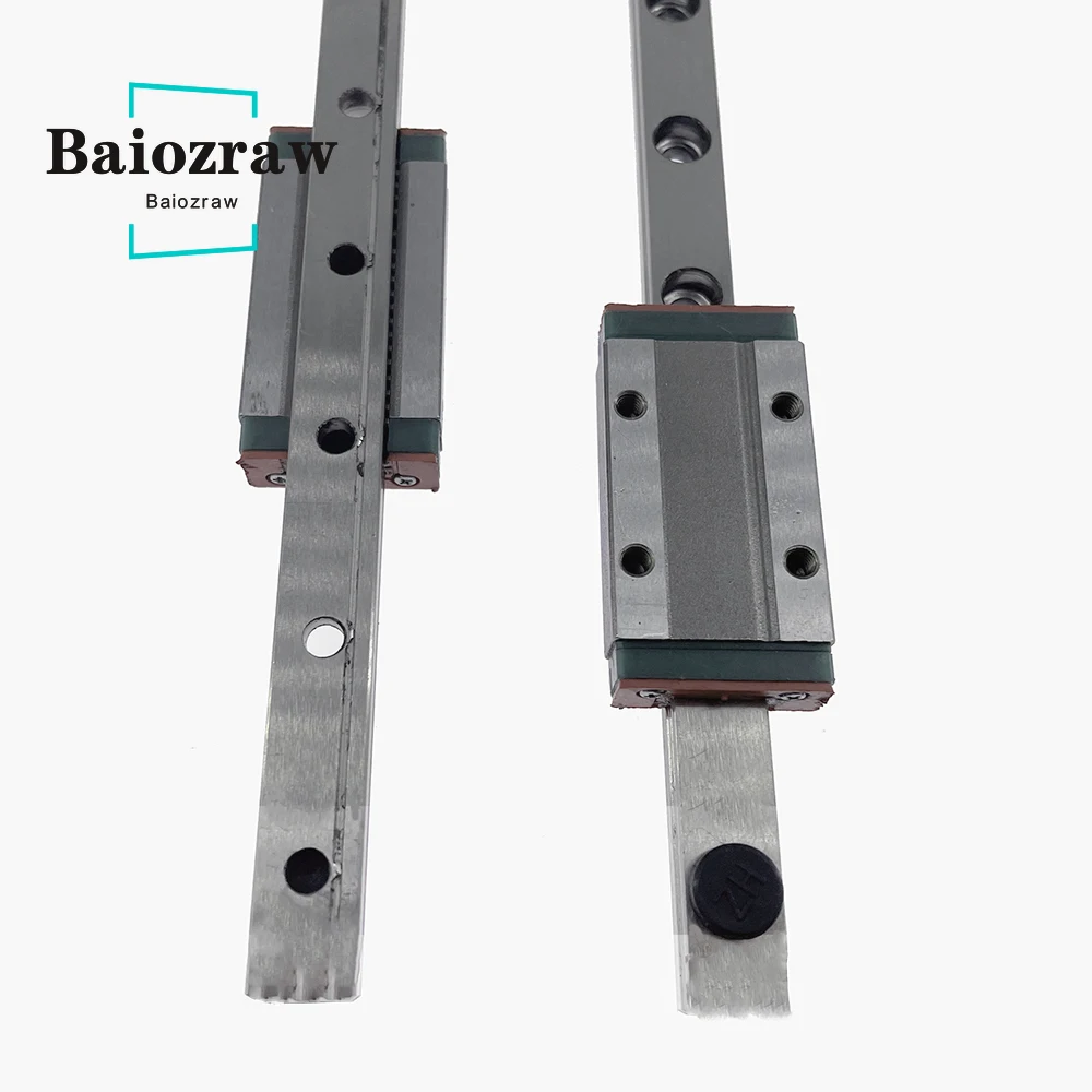baiozraw v2 4 3d printer 8pcslot linear rail mgn9h diy rail kit 250300350mm build high quality linear for voron 2 4 parts free global shipping