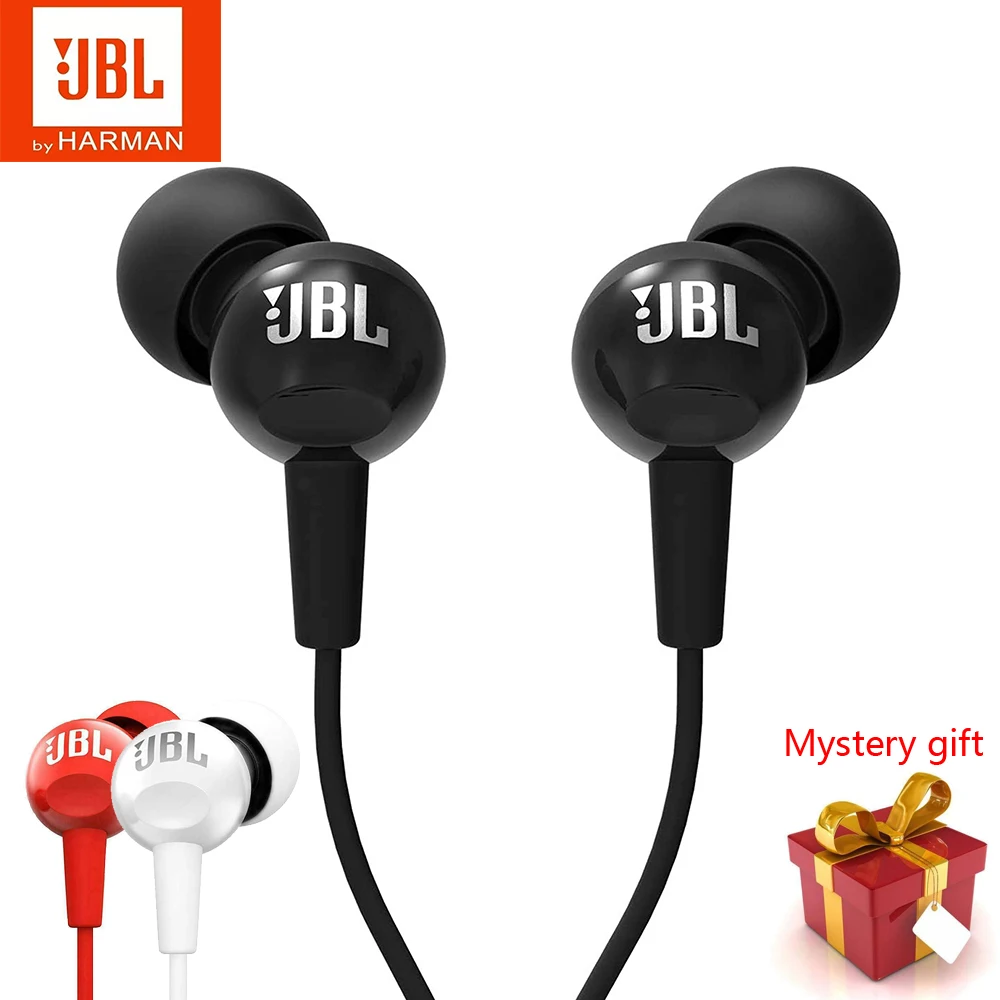 Новинка оригинал JBL C100Si 3 5 мм проводные наушники в ухо стерео глубокий бас