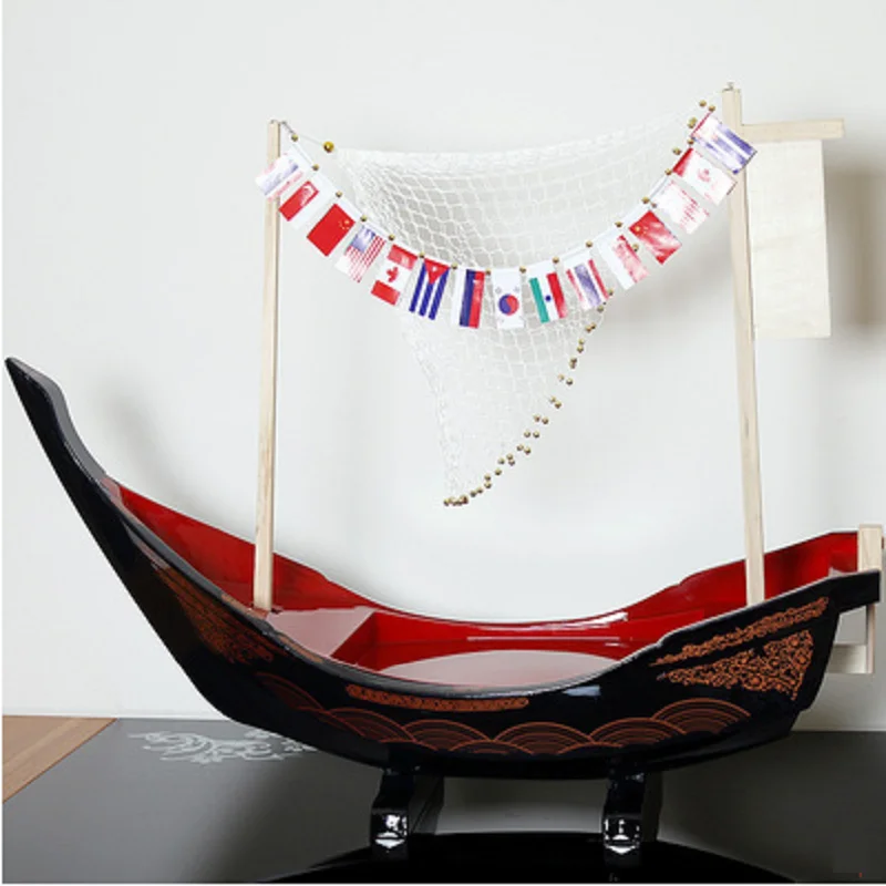 Тарелка ABS японская черная для сашими сервировочный поднос лодок ресторанов и