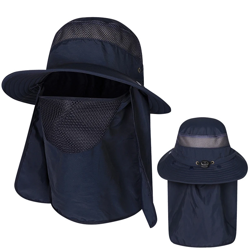 Солнцезащитная шляпа ведро лето для мужчин и женщин Рыбалка Boonie Защита от солнца