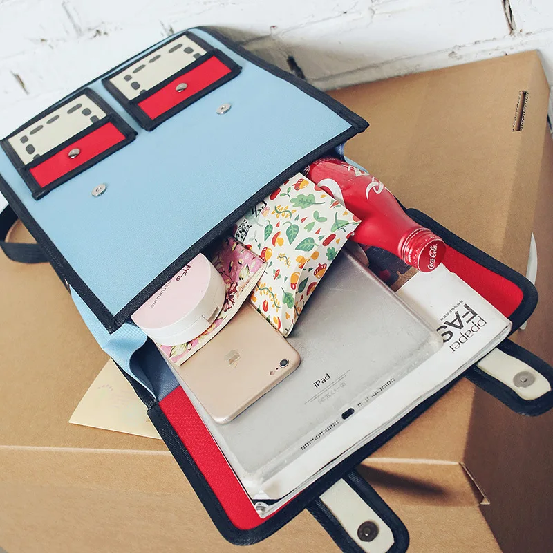 Новый мультяшный комикс-рюкзак с 3d-надписью для подростков унисекс | Багаж и