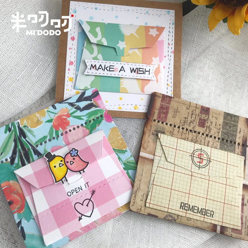 Конверт ко дню рождения формы для скрапбукинга изготовления открыток бумага