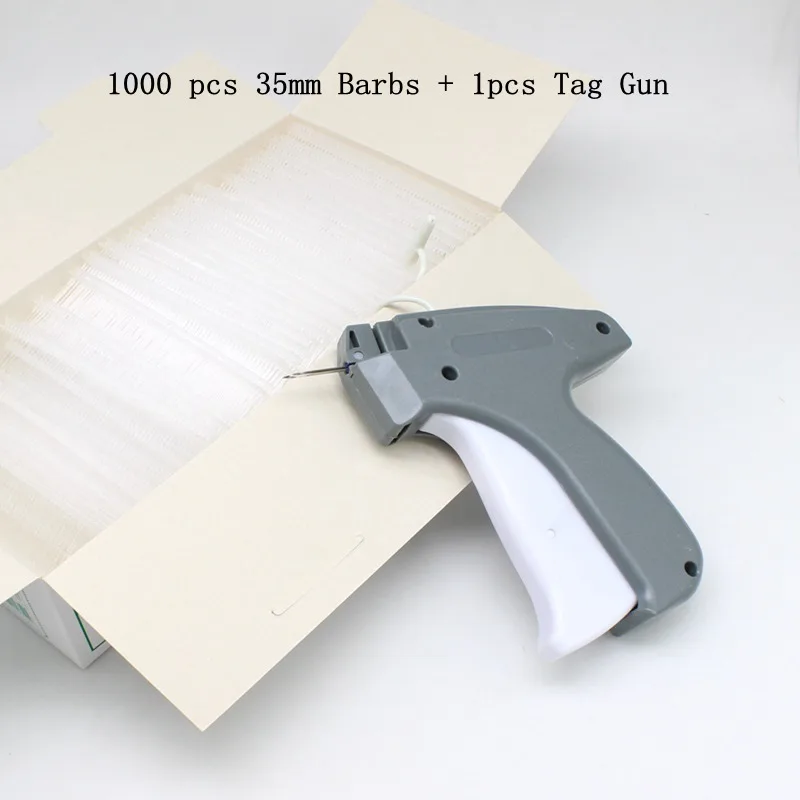 

New Arrival Garment Price Label Tag Gun with 1000pcs 35mm Barbs + 1pcs Needle Price Labeller Machine