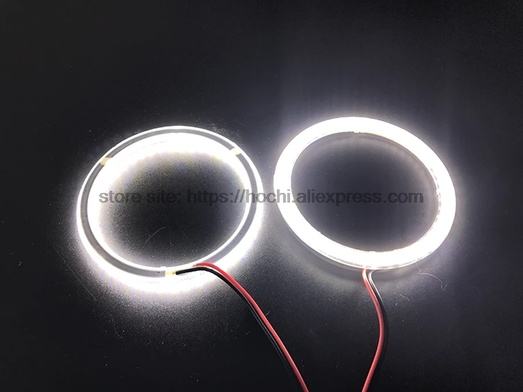 HochiTech ультра яркий SMD белый светодиодный angel eyes 2000LM 12V halo Кольцо Комплект дневного света DRL для Volvo XC70 2008
