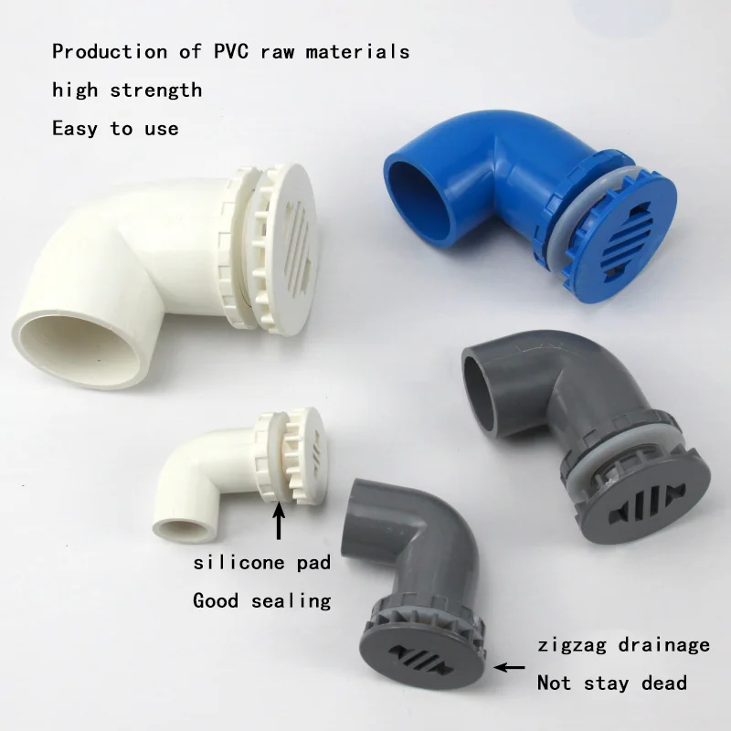 Резервуар для рыбы сливный локоть резервуар воды ПВХ сливная труба группа бак