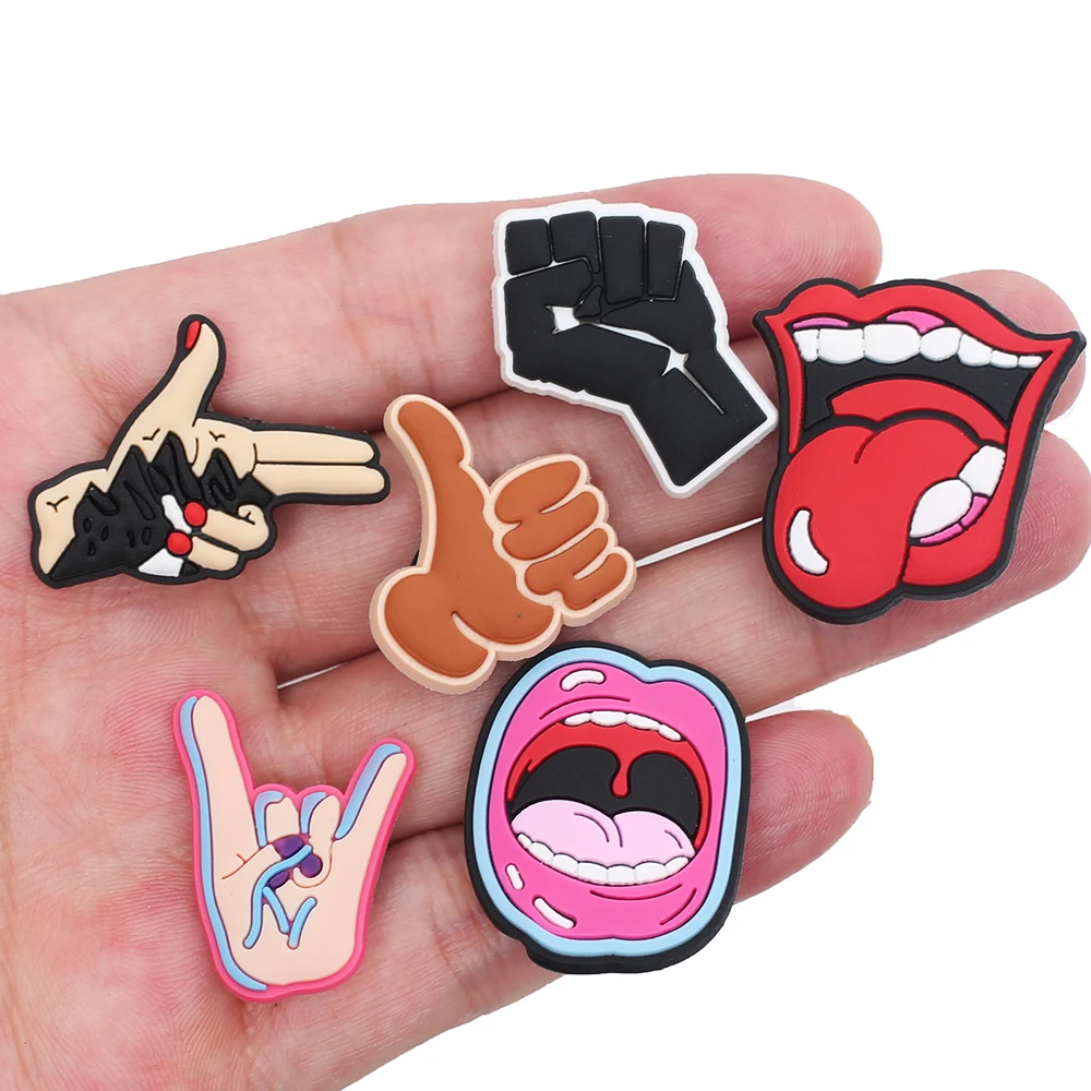 

Одиночная распродажа, 1 шт., подвески для обуви из ПВХ, аксессуары для обуви, пряжки, подходят для браслетов, Croc JIBZ, подарок на Рождество для де...