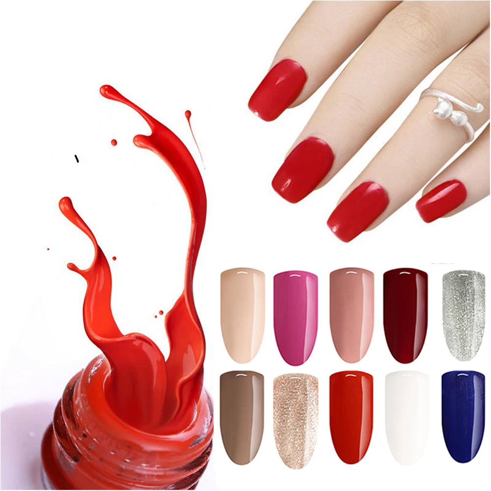 УФ лак для ногтей отмачиваемый гель акриловый без кристаллов органические