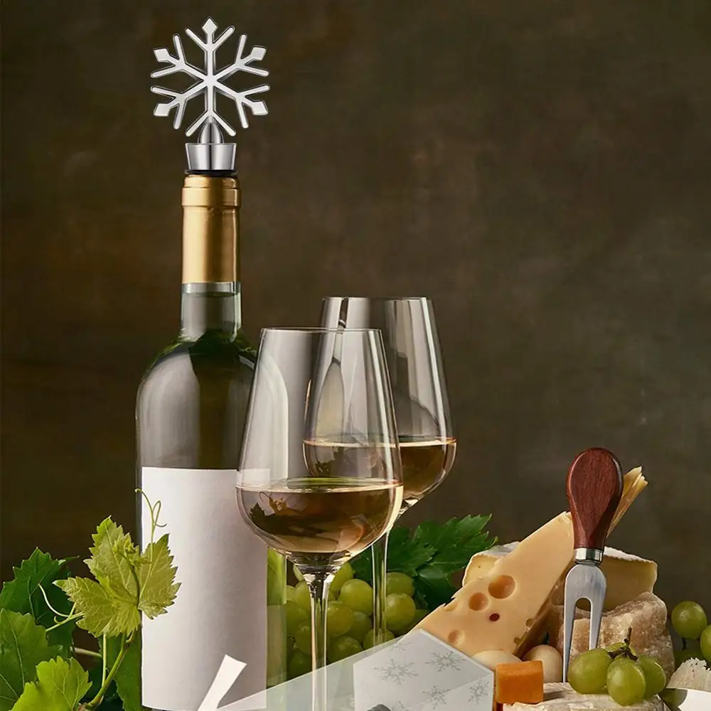 

New Cork Wine Cap Plug Snow Wine Ccork Rreusable Vacuum Seal Snow Wine Bottle Stopper Creative Bar Tool