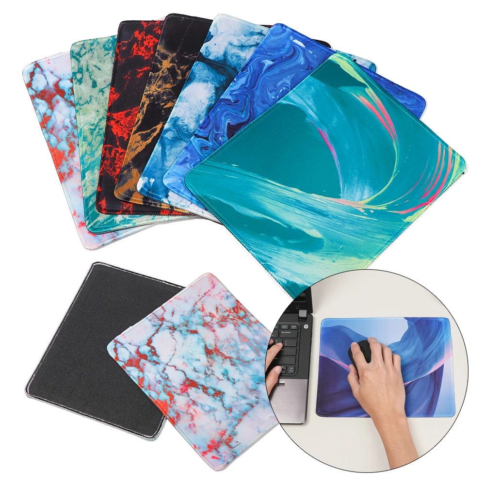 

Коврик для мыши с мраморной текстурой, утолщенный Противоскользящий резиновый коврик для мыши, коврик для мыши для ноутбука, игровой коврик...