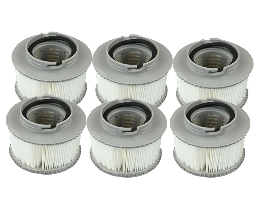 

6 X Mspa Filters Genuine Product For Inflatable Hot Tub Spas Fits All Models