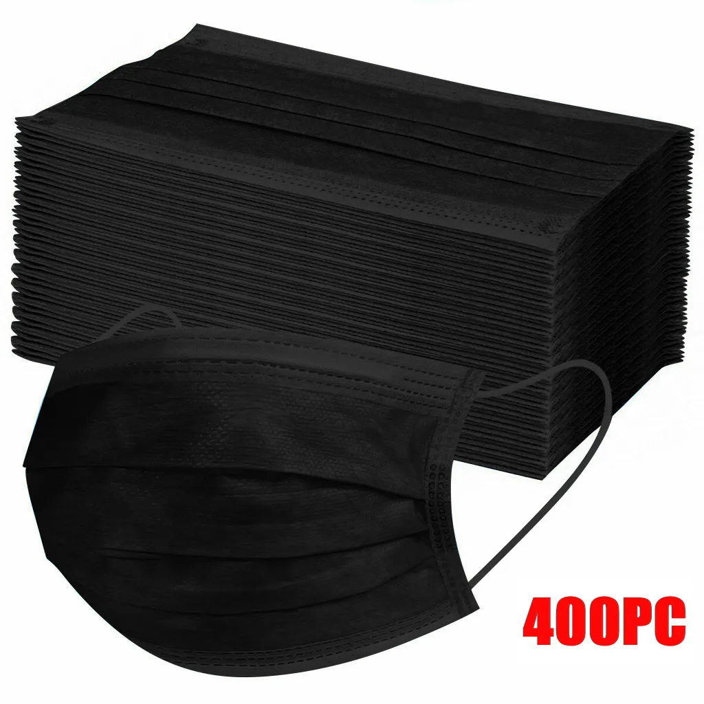10/20 Вт 30 Вт/40/50/100/300/400/500/600 шт Черный одноразовые Уход за лицом шарф промышленный 3ply