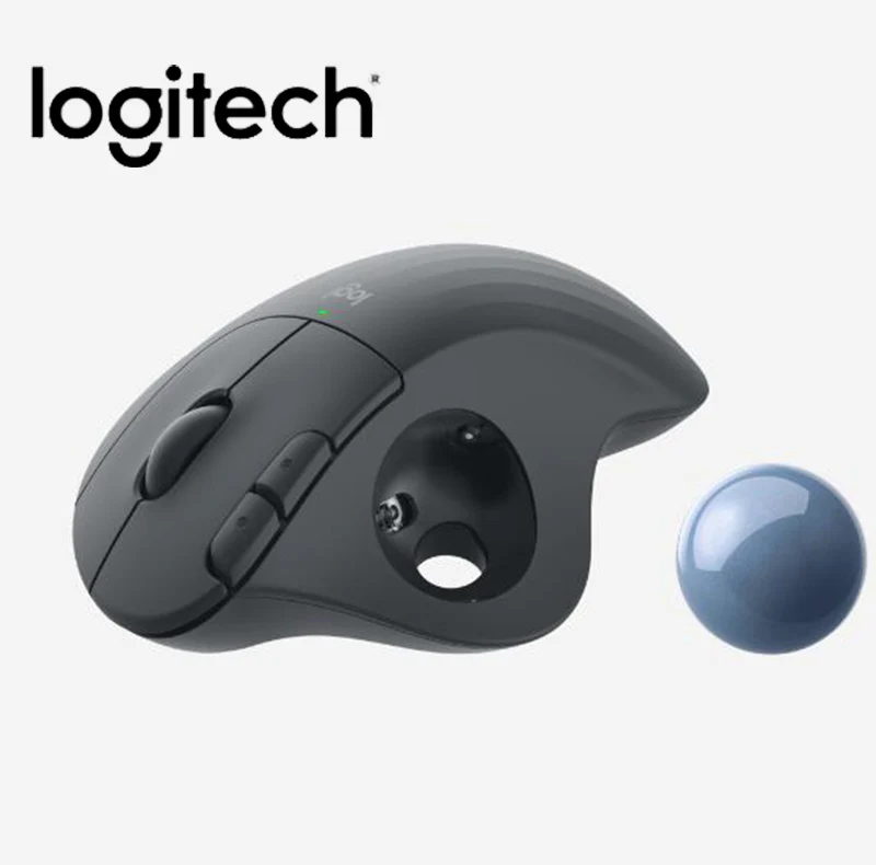 Мышь Logitech Ergo M575 Двухрежимная 2.Ghz/ Bluetooth Беспроводная трекбол мышь M570 UP