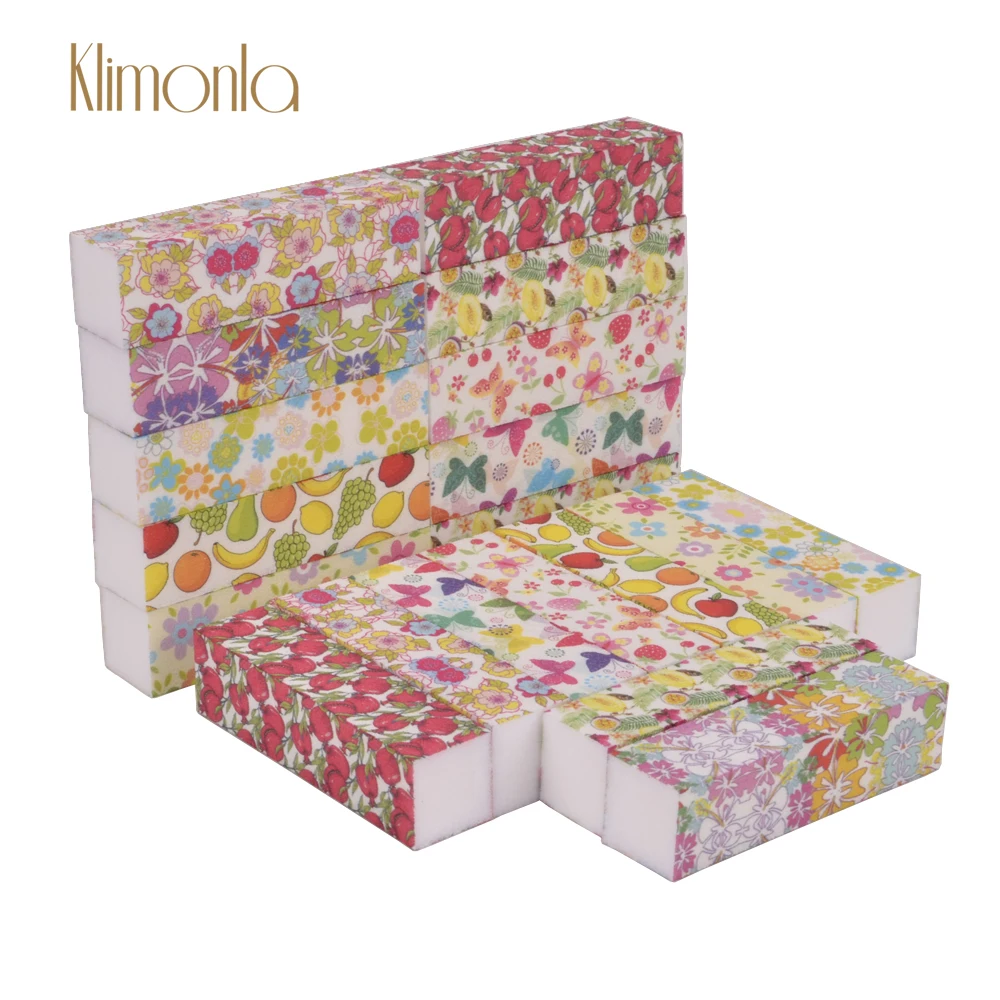 

25 шт./компл. губка для дизайна ногтей, пилочки для ногтей с зернистостью 150/150, четырехсторонняя шлифовальная пилочка для дизайна ногтей и пед...