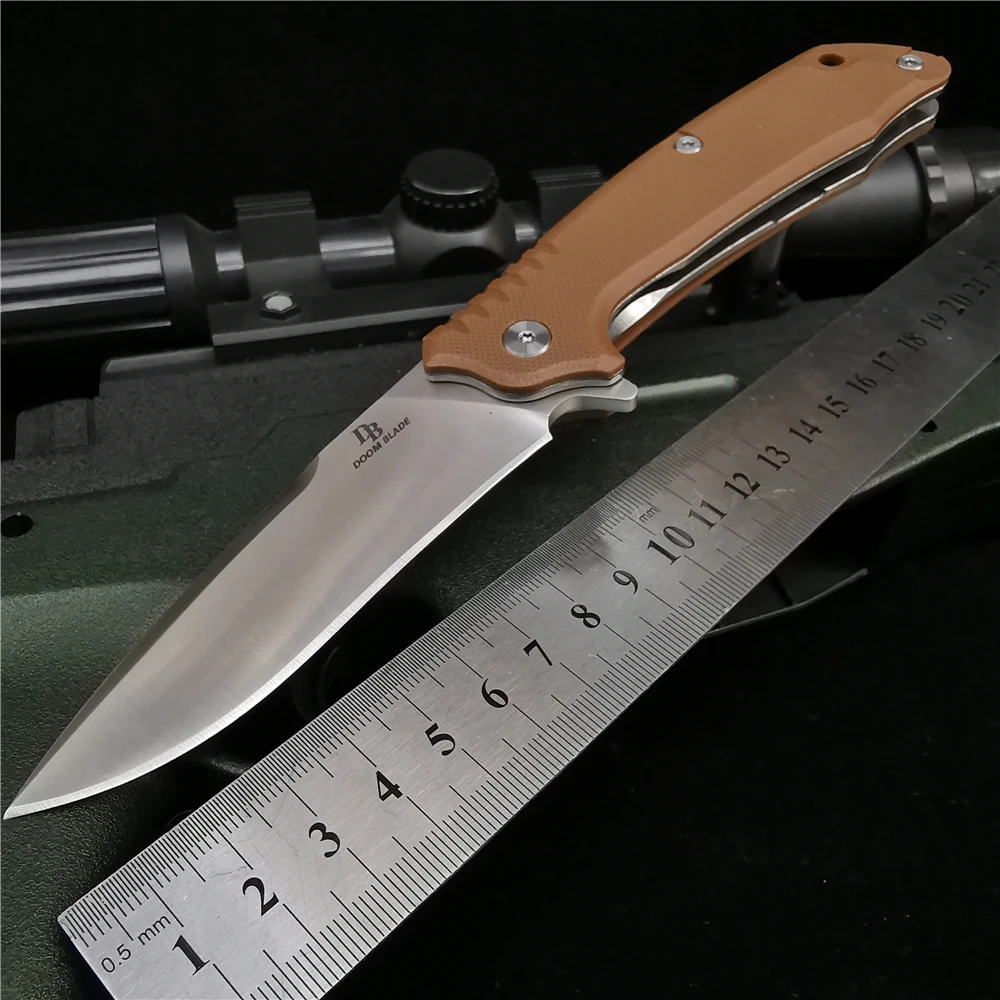 Нож DOOM BLADE D2 лезвие из высококачественной нержавеющей стали рукоятка G10 острый и