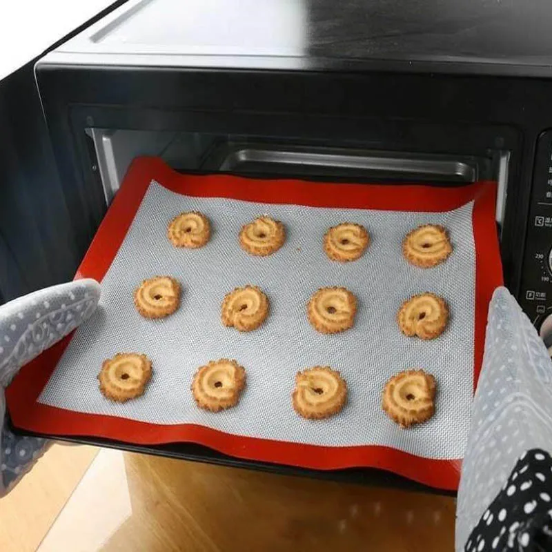 60*40 см антипригарный силиконовый коврик для выпечки стекловолокно посуда