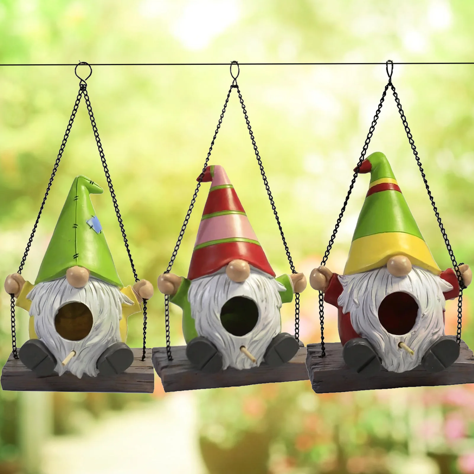 

Bird House For Outside Resting Place Hanging Natural Bird Nest Wall-Mounted Outdoor Birdhouse Decorative Ornaments