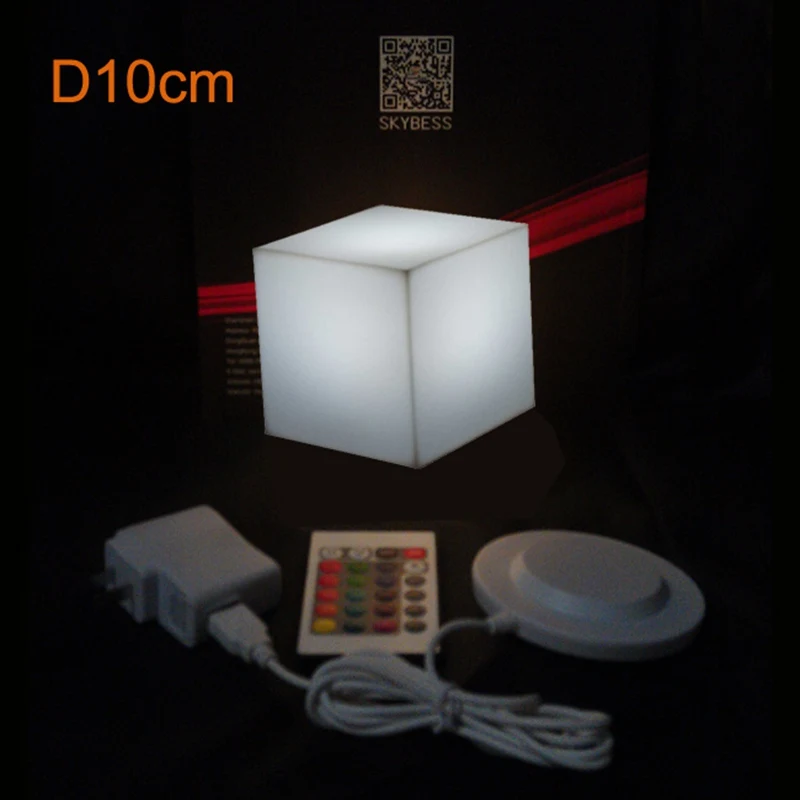 D10cm D13cm D15cm 10X15 D20cm RGB перезаряжаемая светодиодная подсветка стол кубический стул