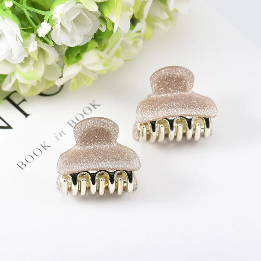 Милые блестящие заколки для волос ярких цветов женщин и девочек модные