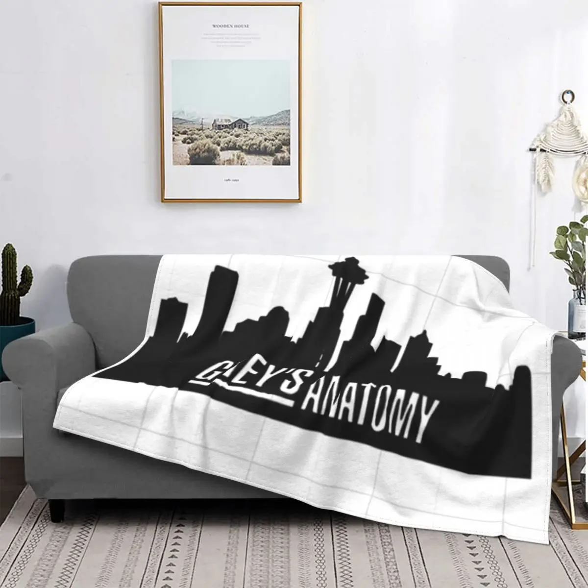 

Анатомия Greys-Manta a quadros para cama, colcha de verano, 736, 150