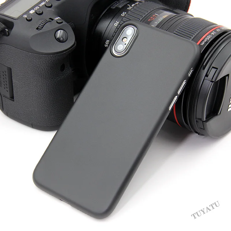 

For iphone x xs max xr 7 8 plus Slim Super Thin Ultra Thin Plastic Protective Cover Ultrathin PP 0.4mm matte Frosted Case